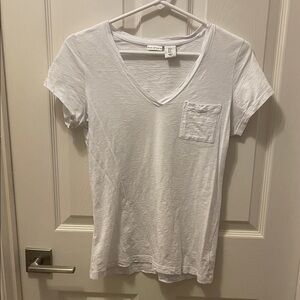Max Studio White Short Sleeve Tee